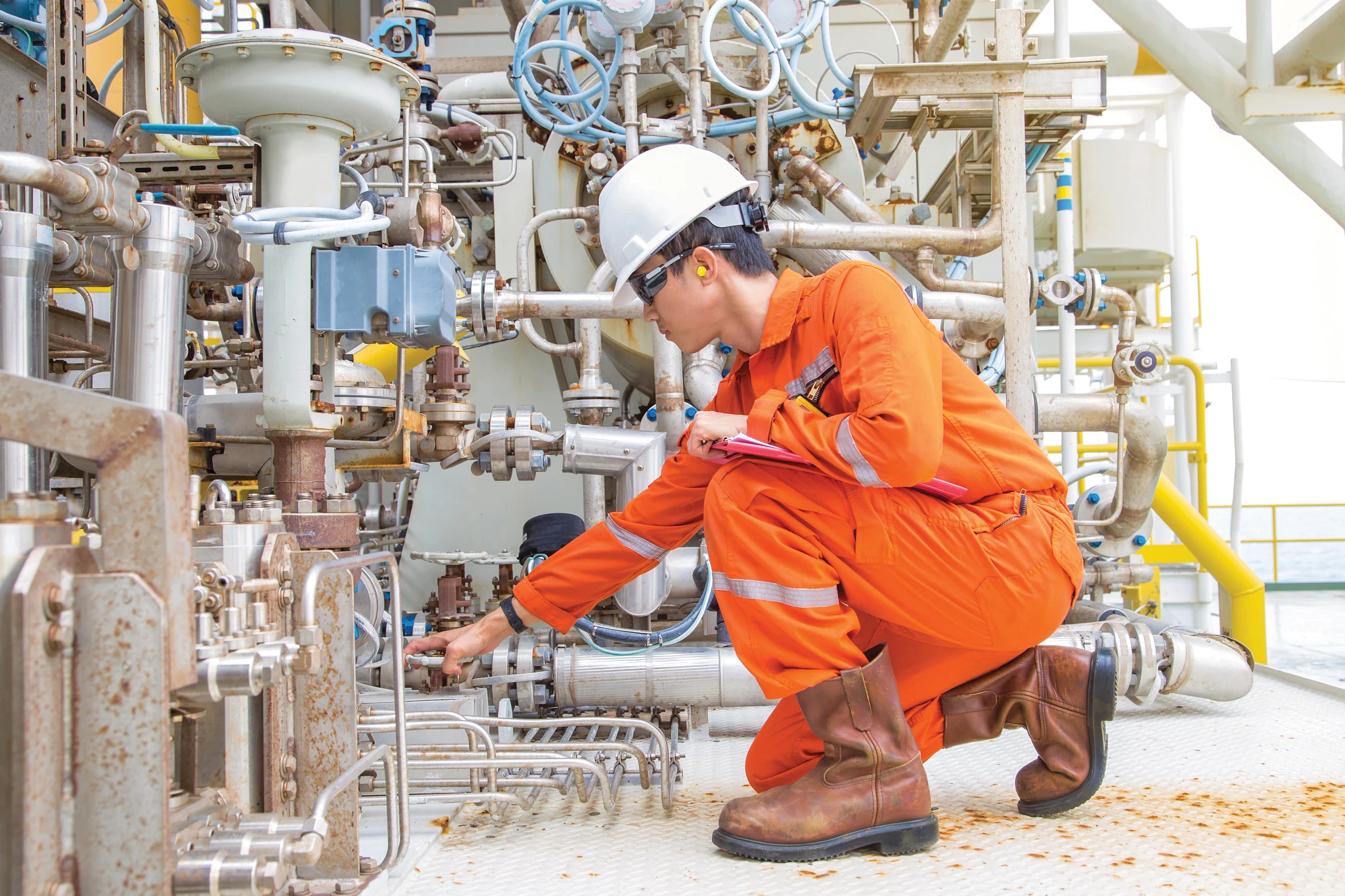 工作中的工程师