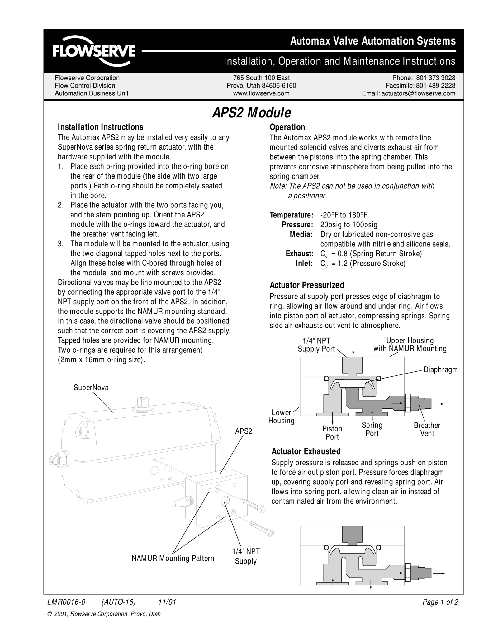 Automax APS2模块使用说明(IOM)