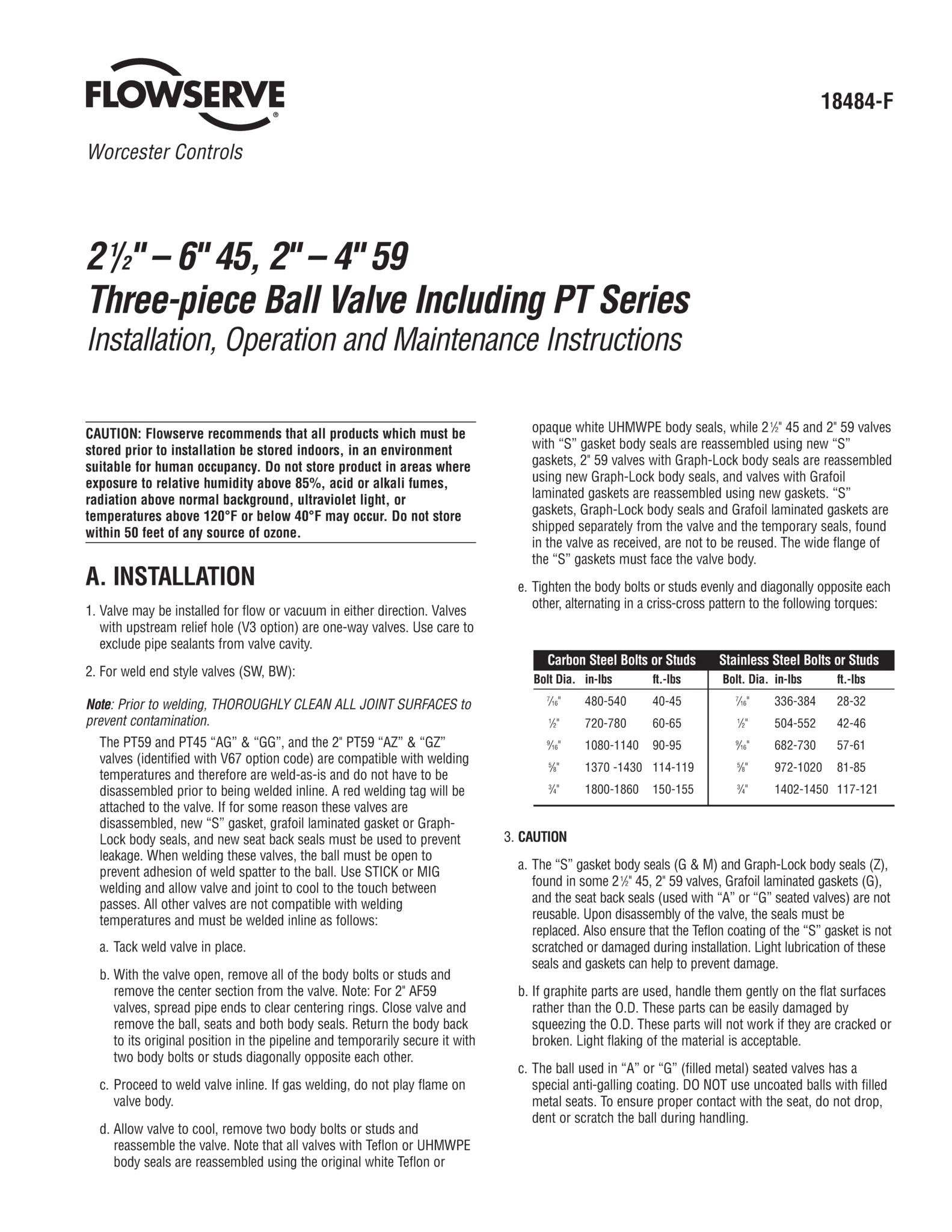 Worcester Controls 45 (2½