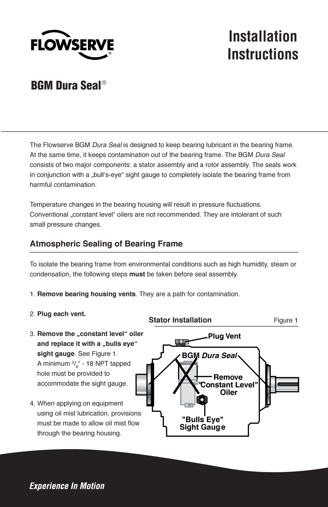 BGM Dura密封安装说明