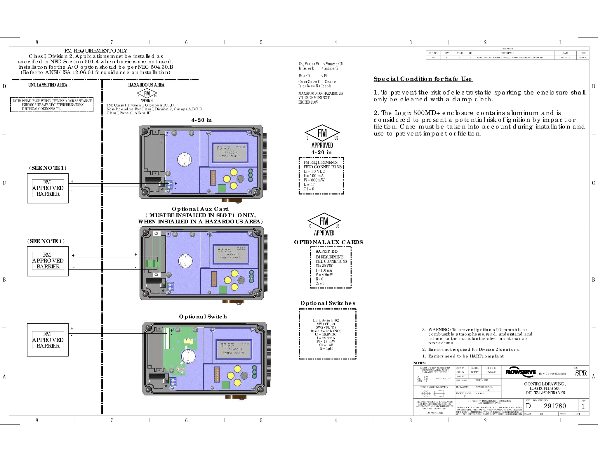 Logix 520MD+定位器 - 本质安全控制图