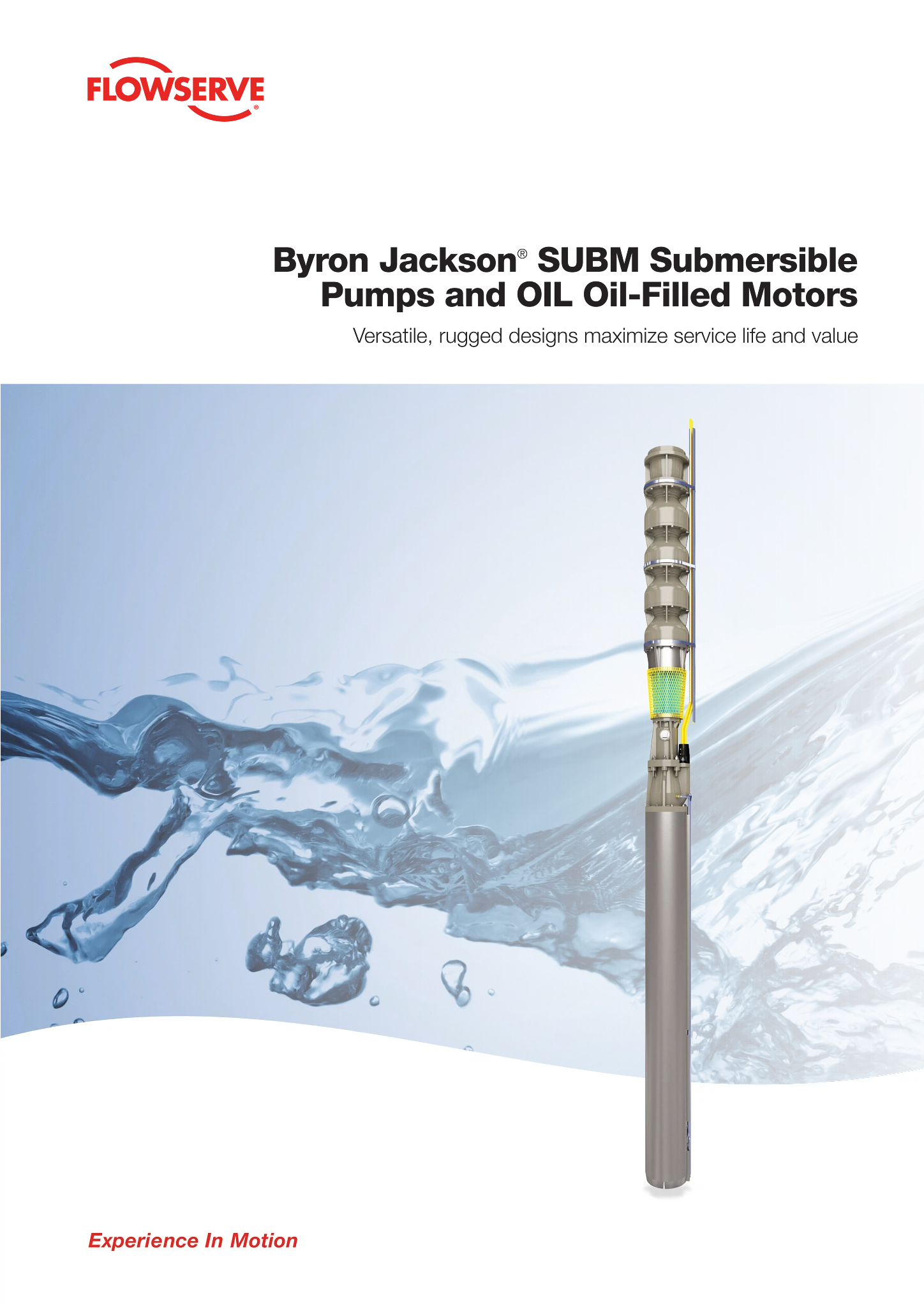 Byron Jackson® SUBM潜水泵与OIL充油电机手册