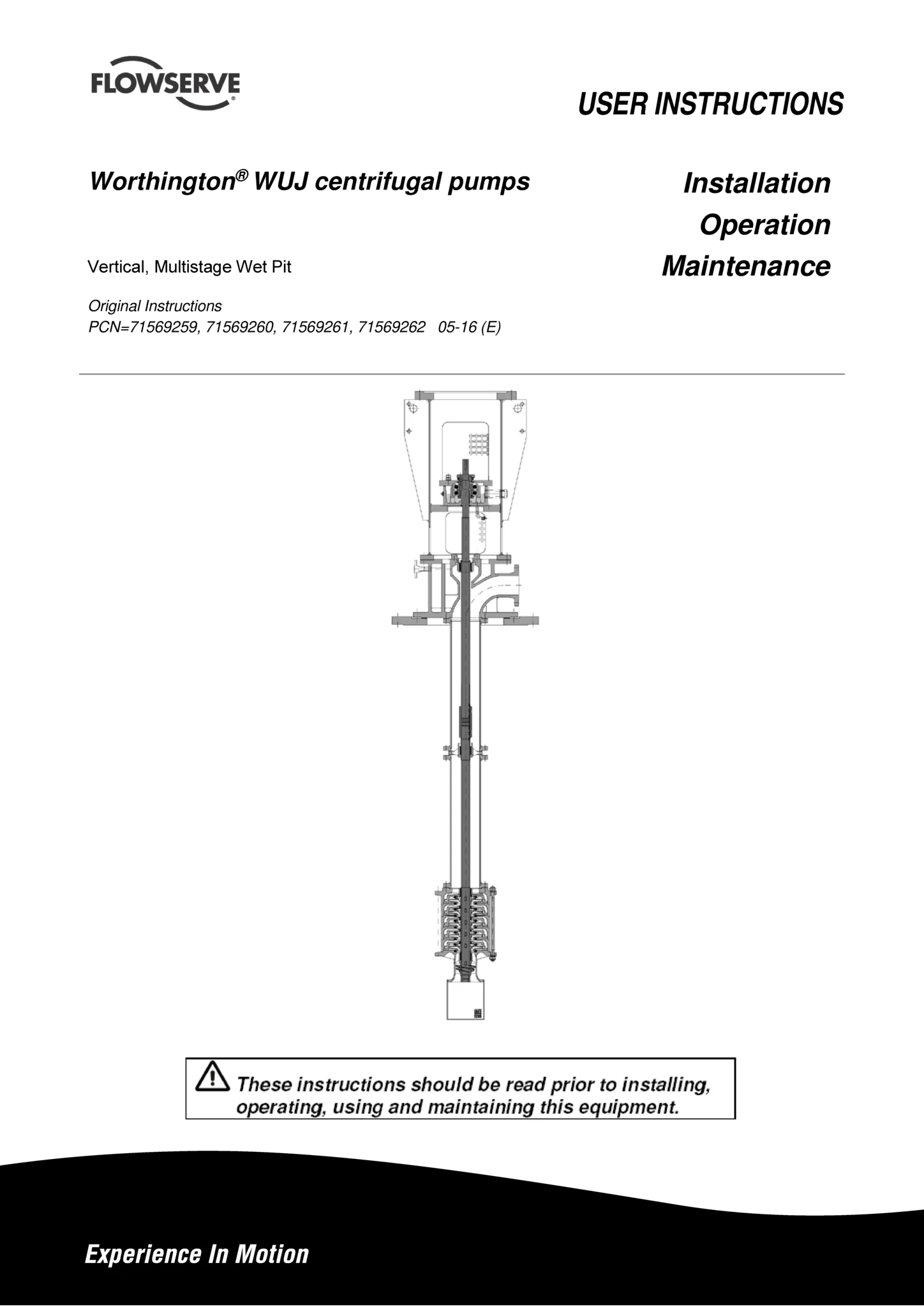 WUJ离心泵使用说明