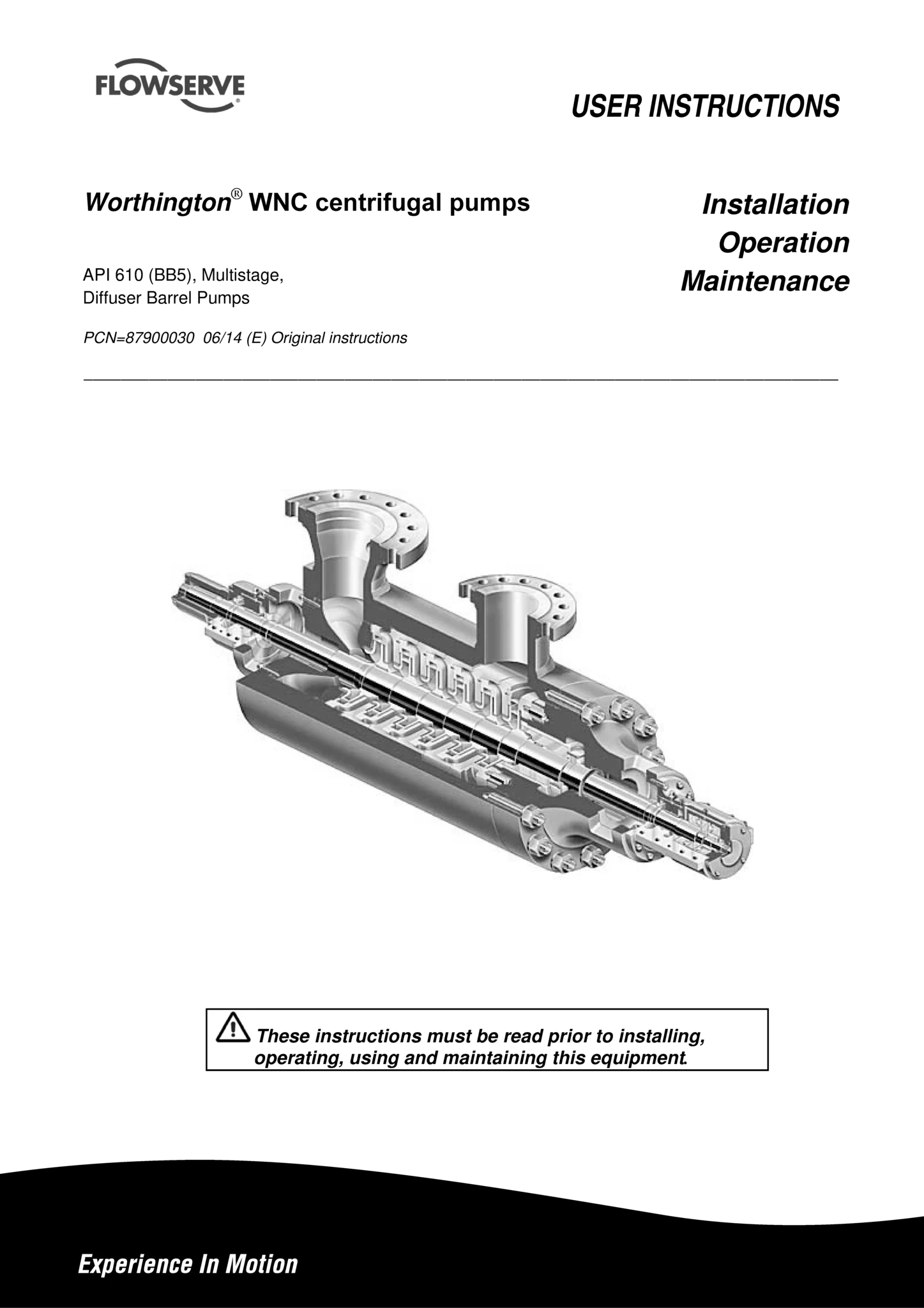 WNC离心泵使用说明