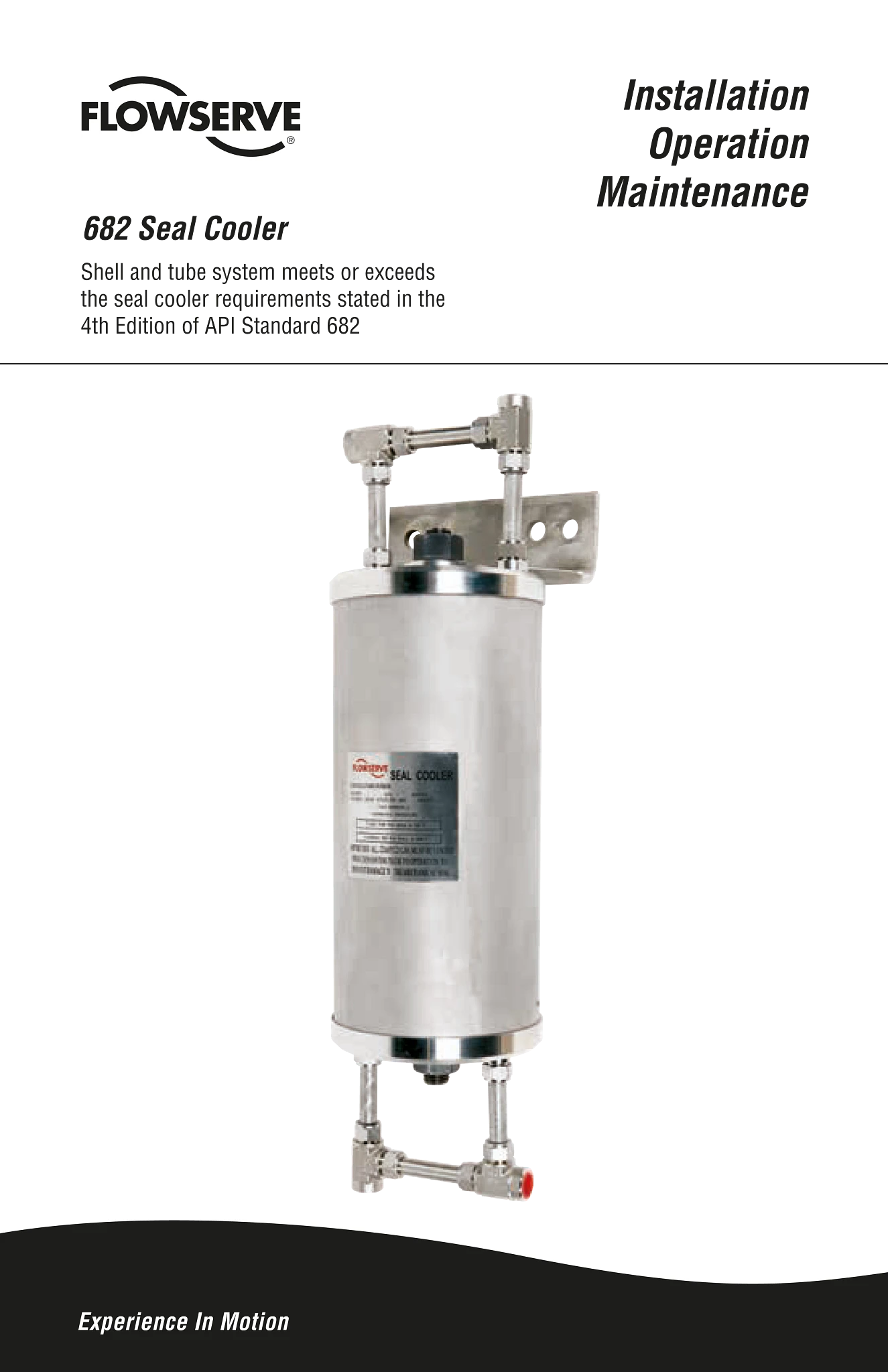 682密封冷却器 - 安装说明