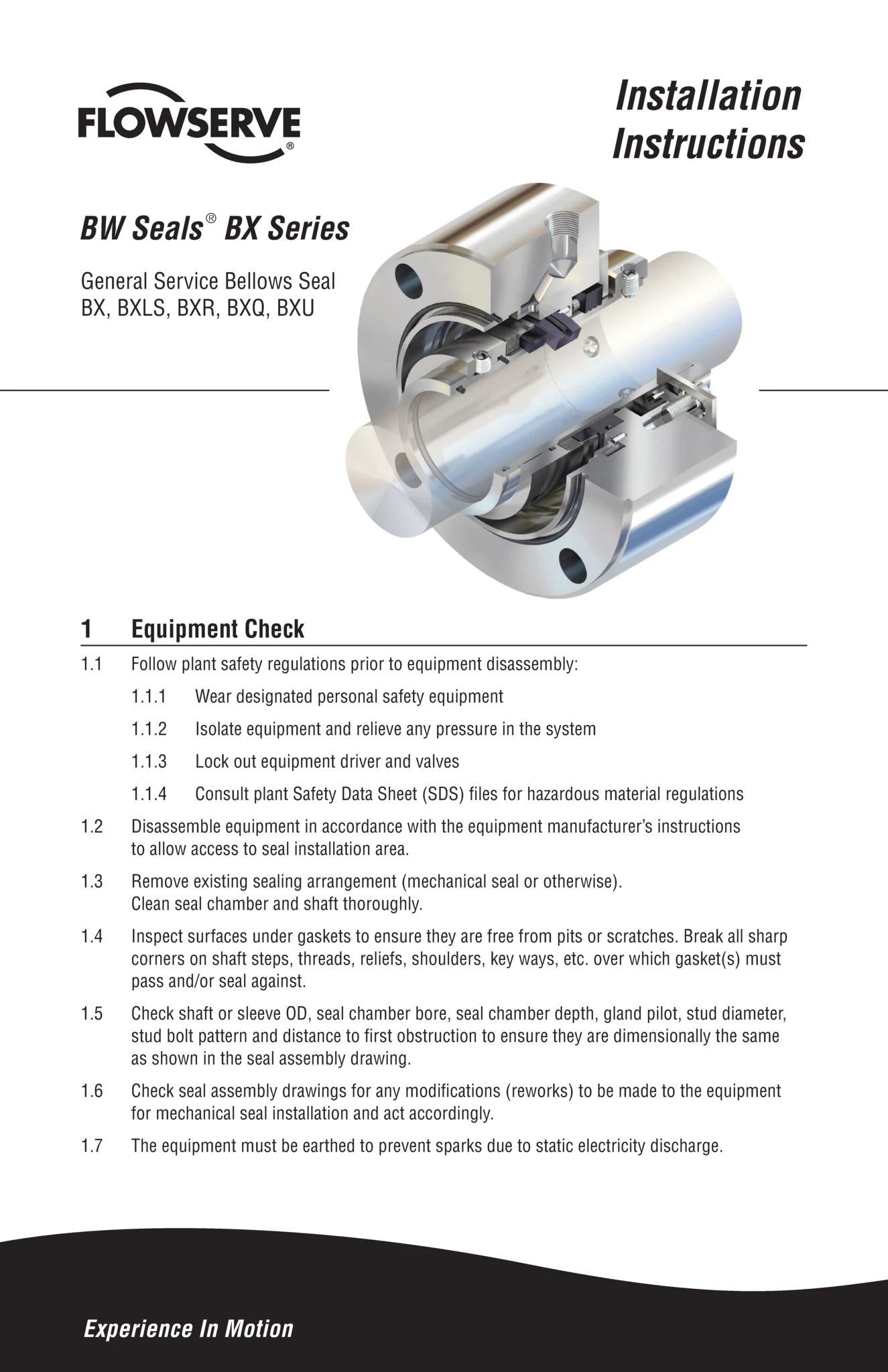 BX系列安装说明书
