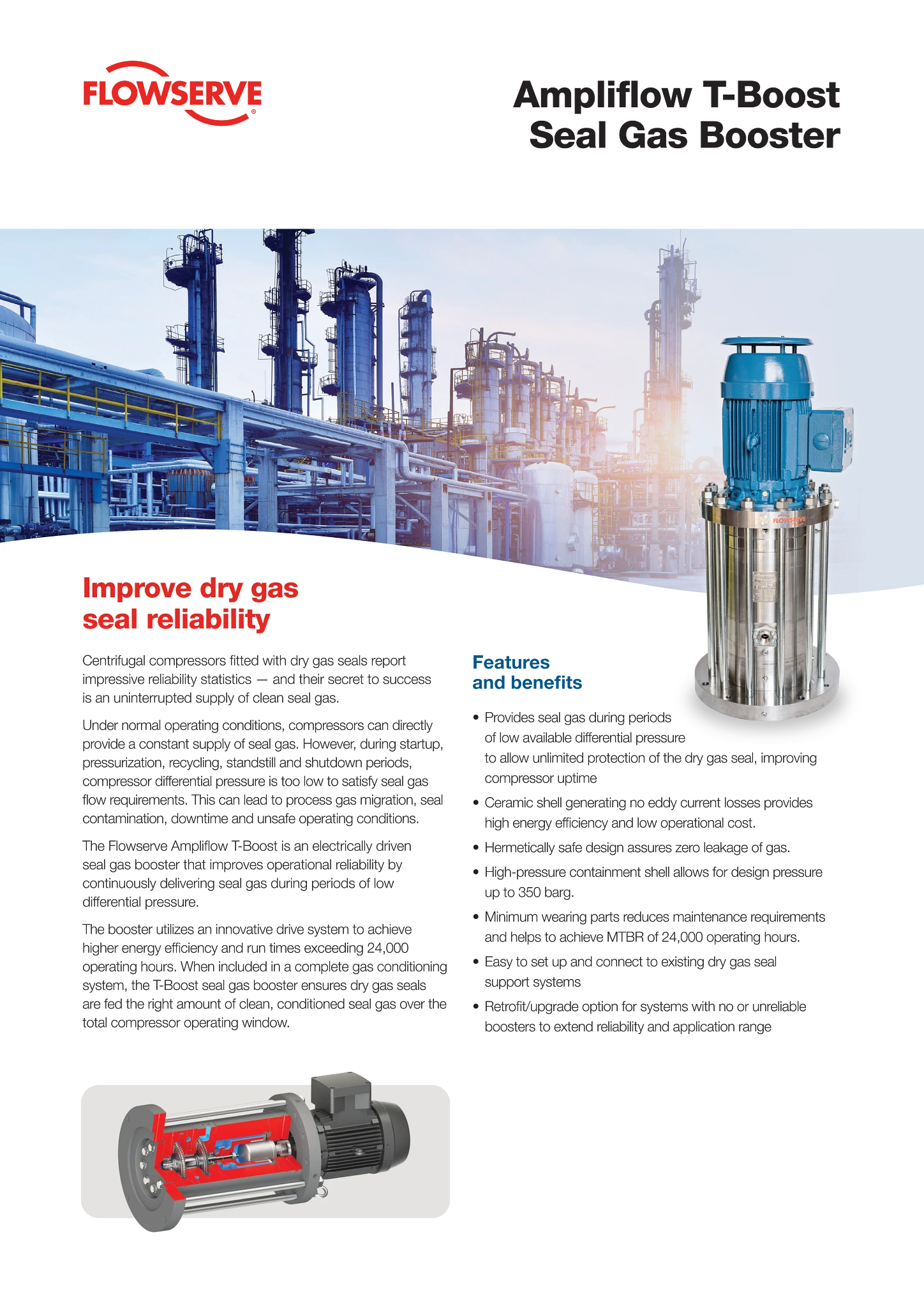 Ampliflow T-Boost密封气体增压器 - 宣传单