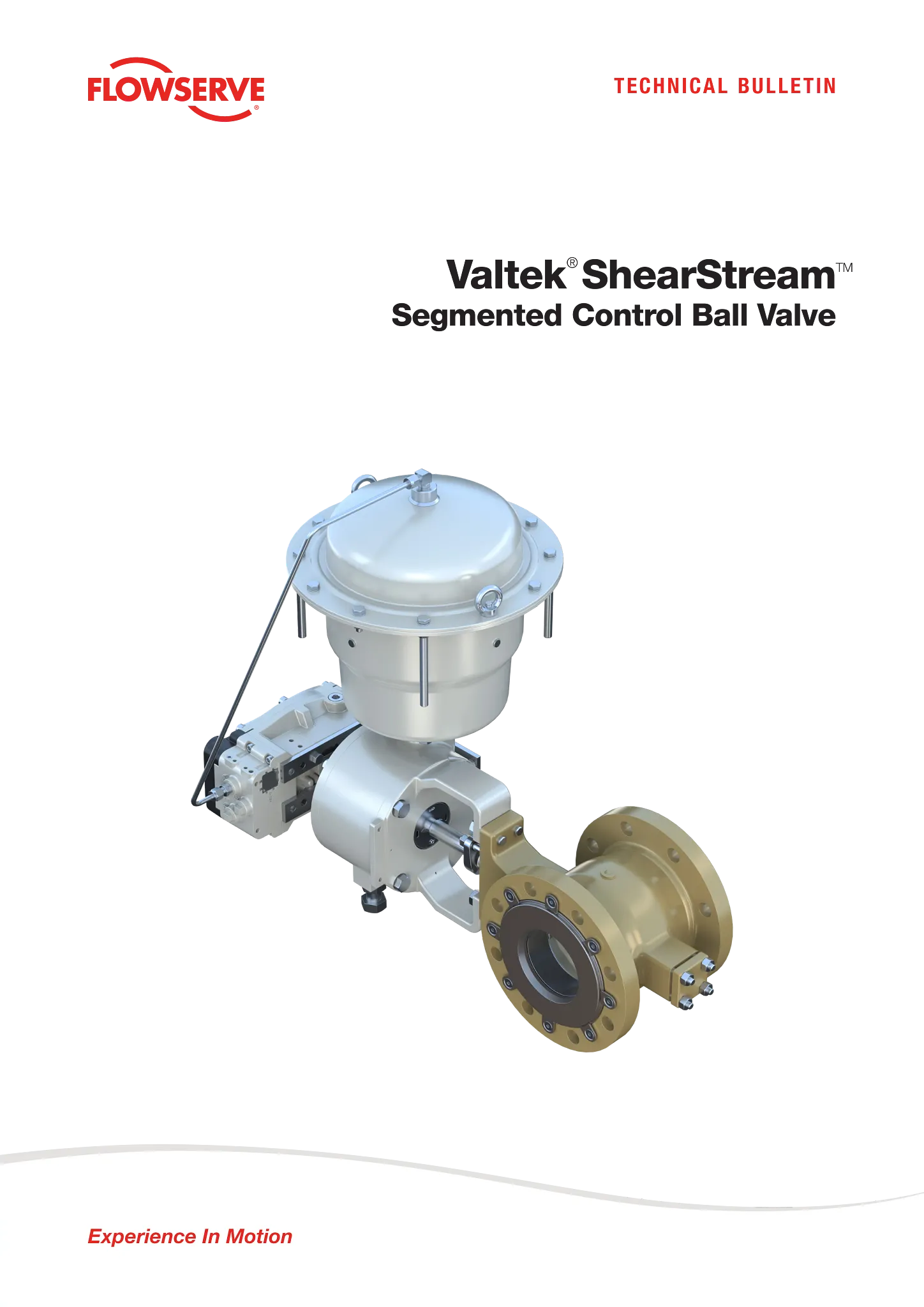Valtek ShearStream分段式控制球阀 - 技术公告